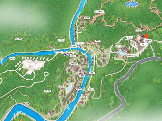 齐齐哈尔结合景区手绘地图智慧导览和720全景技术，可以让景区更加“动”起来，为游客提供更加身临其境的导览体验。